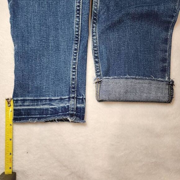 Lee Jeans Womens 6M Blue Heritage Regular Fit Skinny High Rise Stretch - Picture 13 of 16